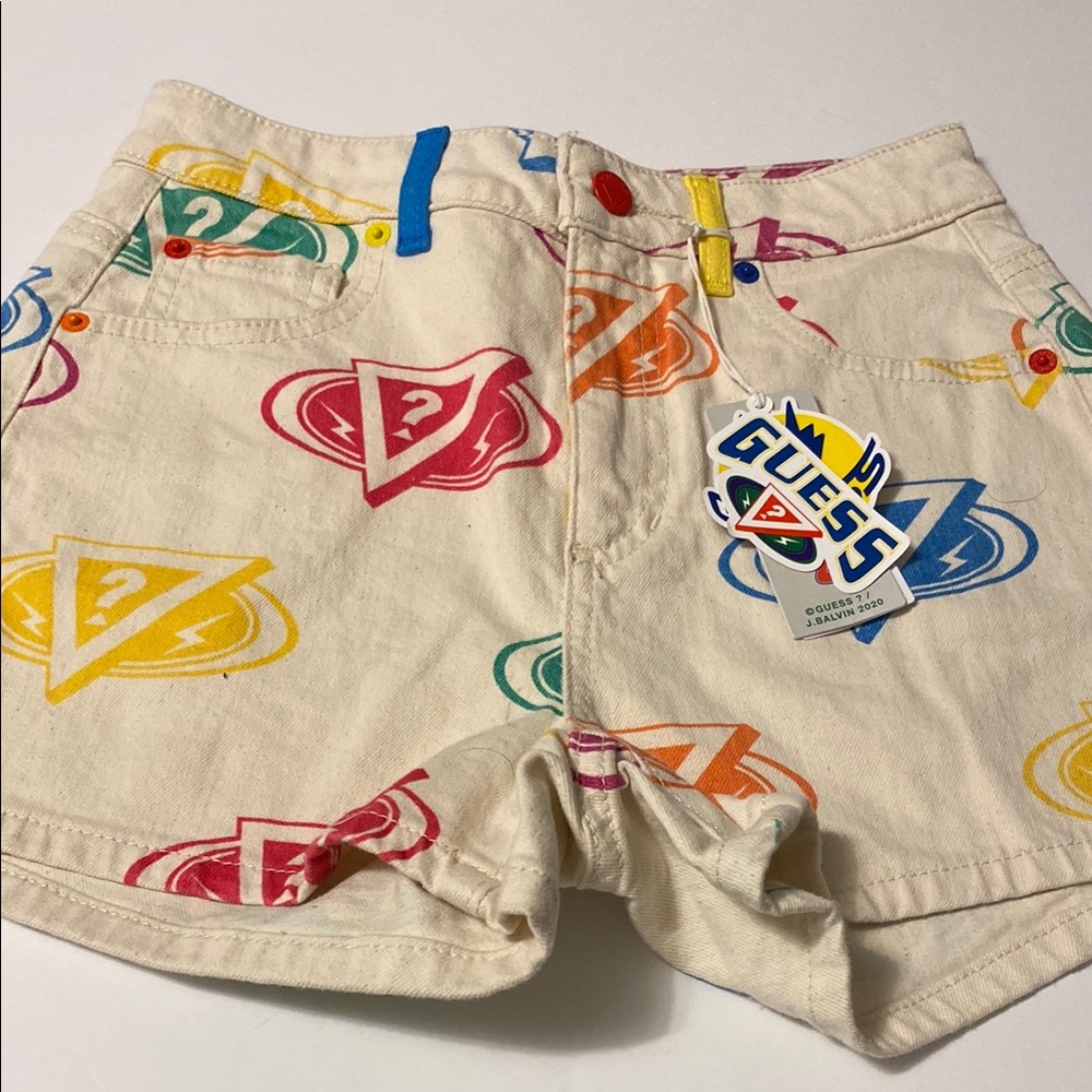 Guess x J balvin denim shorts cute